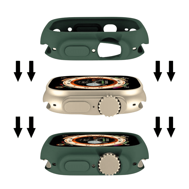 Husă Silicone Apple Watch Dark Green