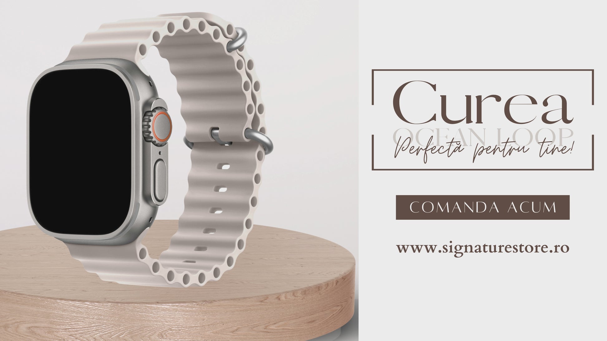 Curea Ocean Loop Apple Watch Starlight
