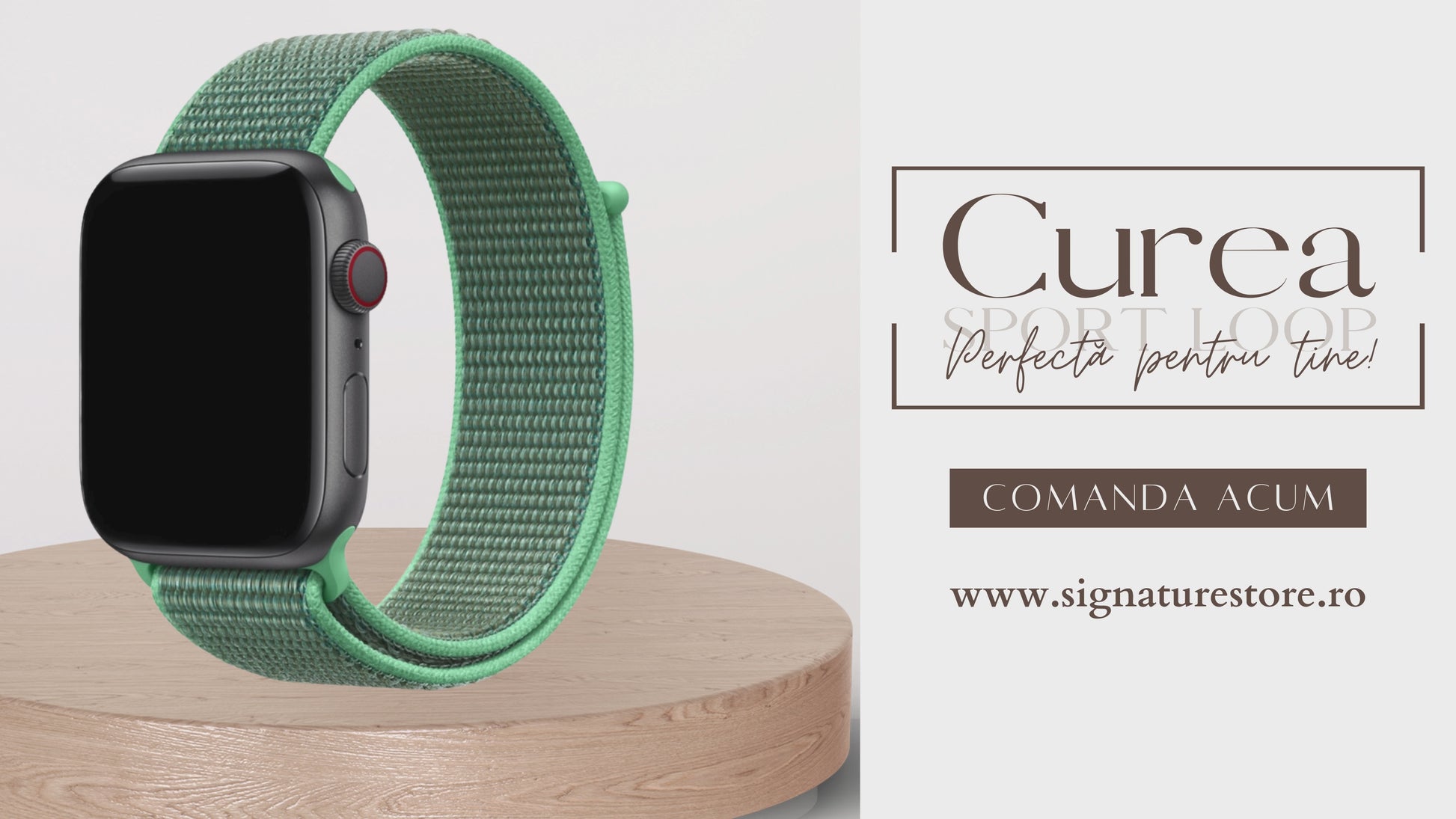 Curea Sport Loop Apple Watch Spearmint