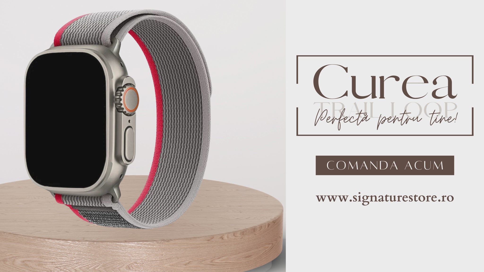Curea Trail Loop Apple Watch Red