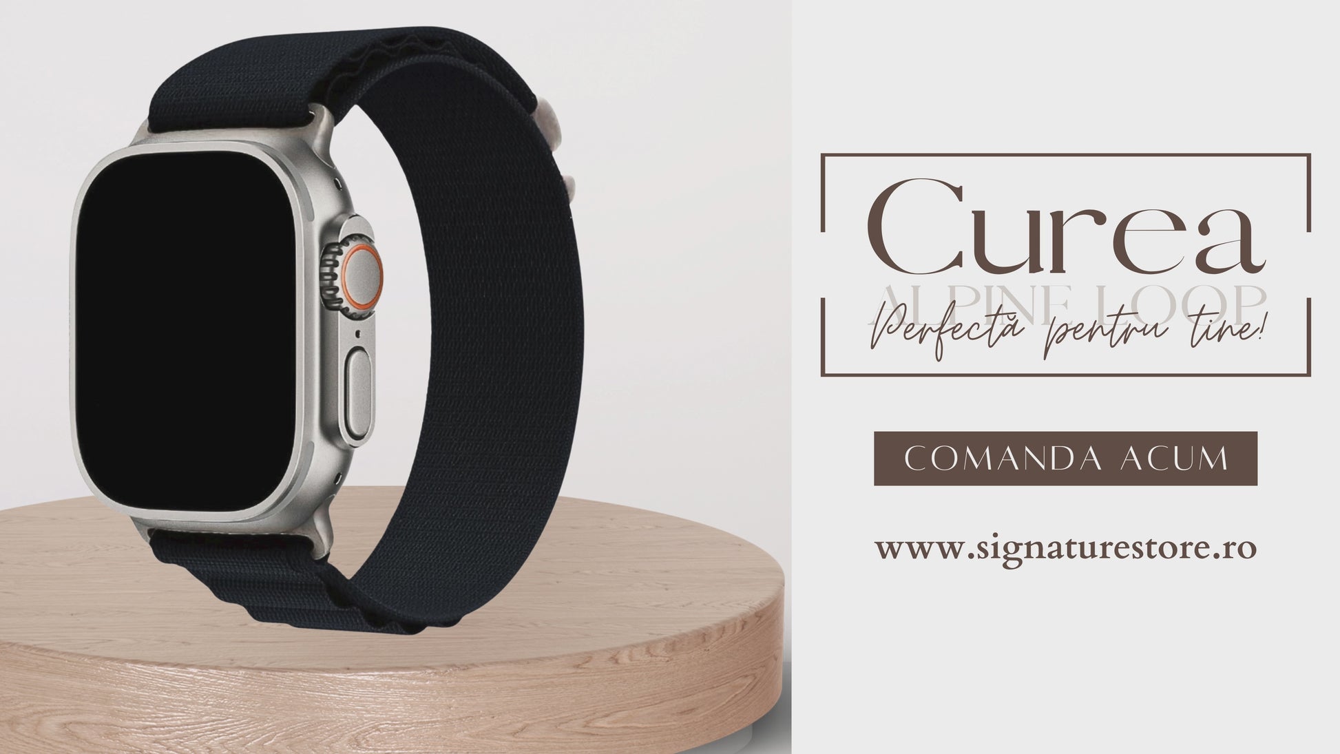 Curea Alpine Loop Apple Watch Midnight Blue