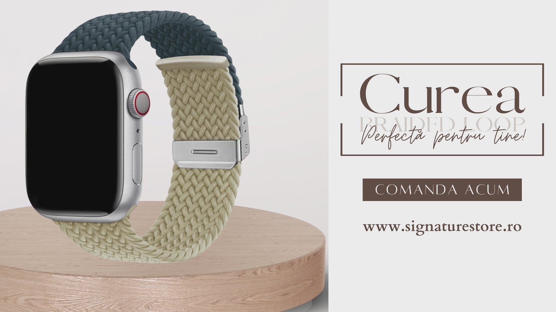 Curea Braided Loop Apple Watch Abyss Blue&Starlight