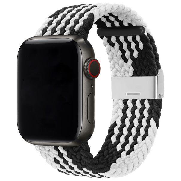 Curea Braided Apple Watch Black&White