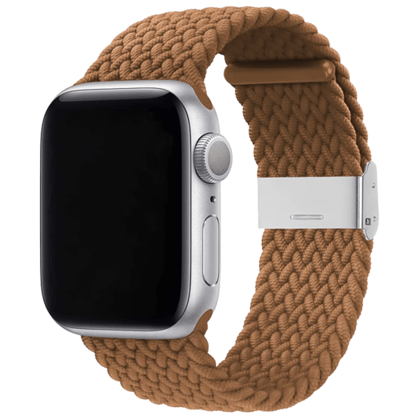 Curea Braided Apple Watch Coffee