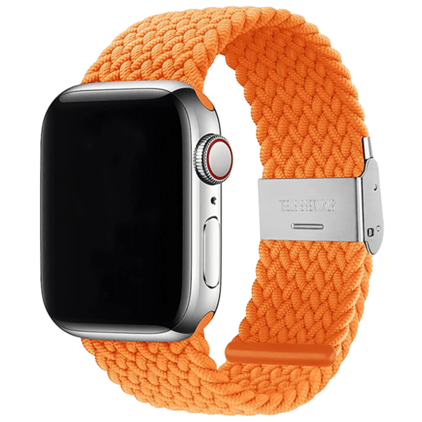 Curea Braided Apple Watch Orange