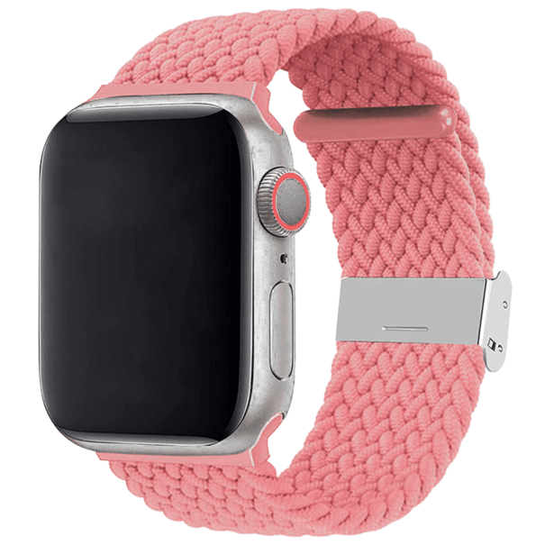 Curea Braided Apple Watch Pink