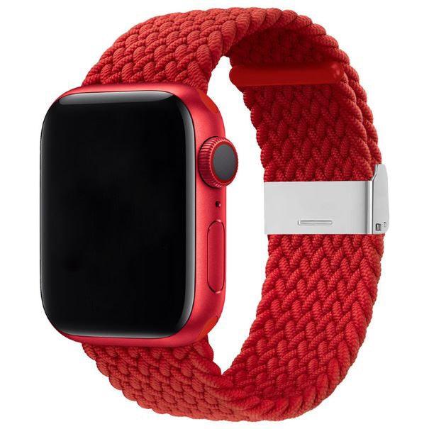 Curea Braided Loop Apple Watch Red