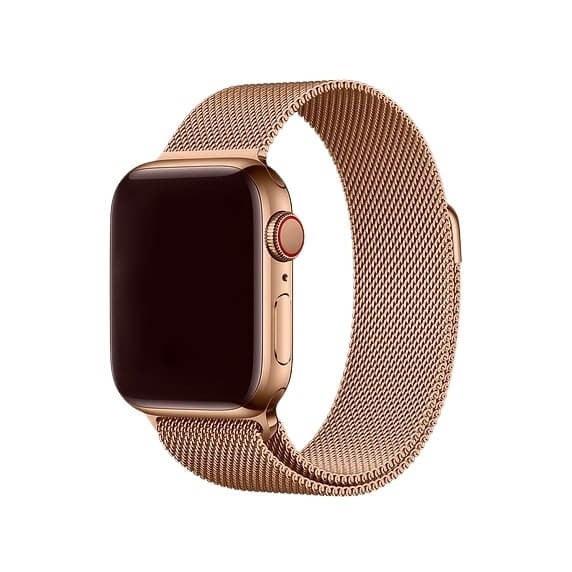 Curea Milanese Apple Watch Rose Gold