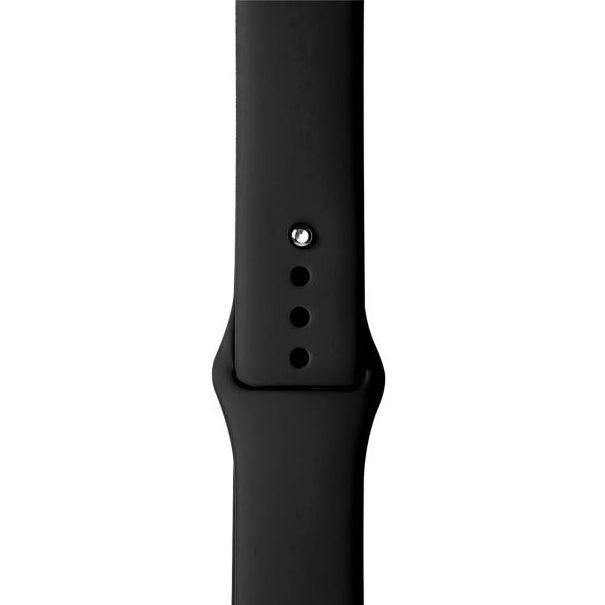 Curea Silicone Apple Watch Black