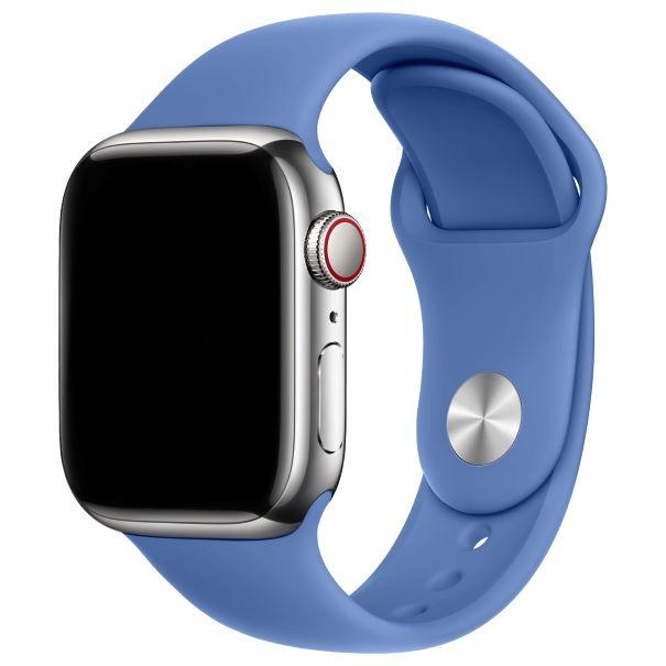 Curea Silicone Apple Watch Denim Blue