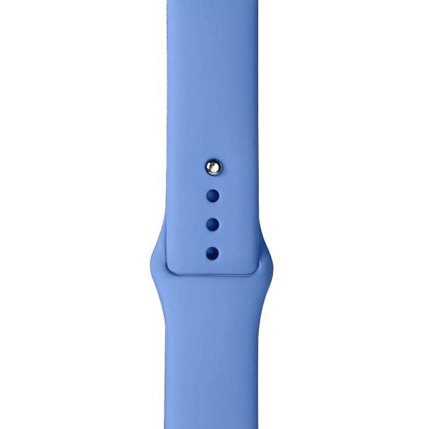 Curea Silicone Apple Watch Denim Blue