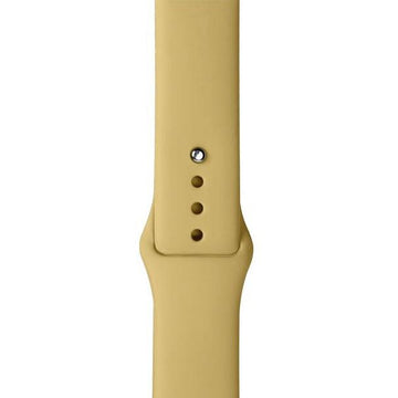 Curea Silicone Apple Watch Nut Brown