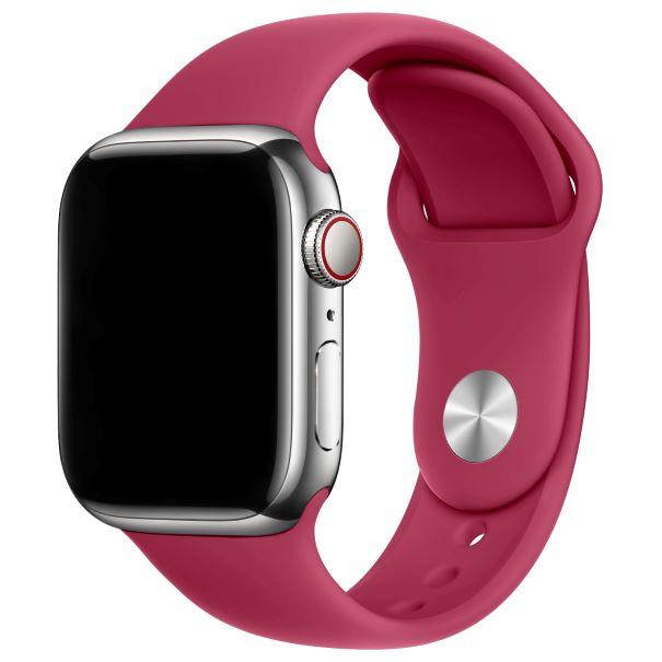 Curea Silicone Apple Watch Rose Red