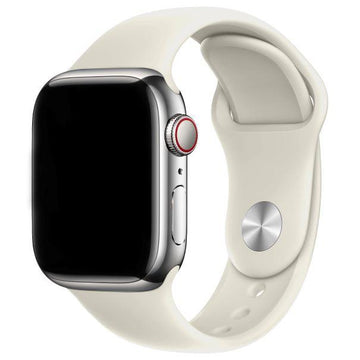 Curea Silicone Apple Watch Vintage White