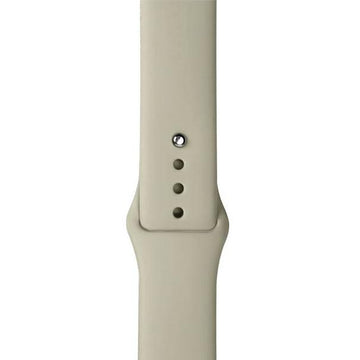 Curea Silicone Apple Watch Vintage White
